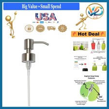 Stainless Steel Soap Pump Head Replacement for 28/400 Bottles 26-28mm