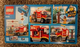 LEGO #4208 CITY Fire Truck 2012 Retired-FACTORY SEALED! w/Firefighter Minifigure