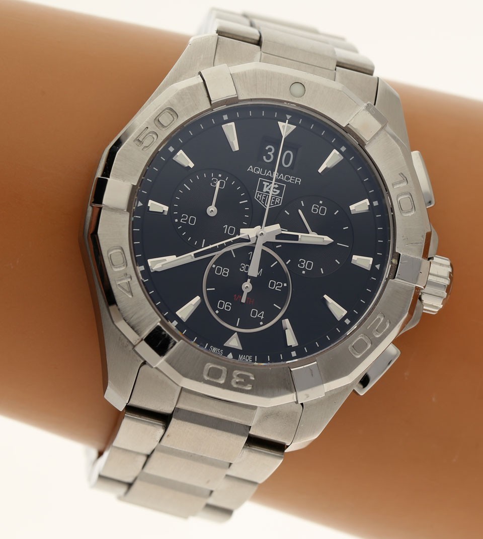 Tag Heuer Aquaracer CAY1110-0 Stainless Steel Quartz Chrono Date