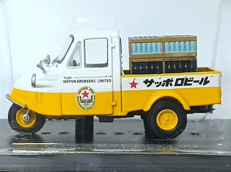 ビンテージ50s Japan 囚人　PRISOEER ミッドセンチュリー 人形 Daihatsu Midget MP5 (1962) 1/43 Diecast Model Hachette Japan