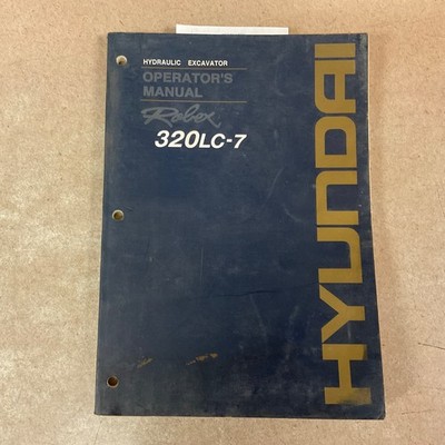 Hyundai 320LC-7 OPERATION & MAINTENANCE MANUAL T/S GUIDE EXCAVATOR pn 91N9-30040