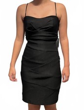 NWT Windsor, Black Mini Dress with Spaghetti Straps,  Size Small