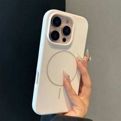 MagSafe Flüssigsilikon Case für iPhone 17 Air 16 15 14 13 12 11 Pro Max Hülle
