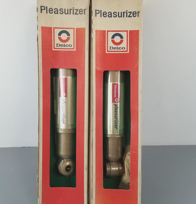 2 New Old Stock  NOS AC DELCO PLEASURIZER SHOCK ABSORBERS P1115 Vintage
