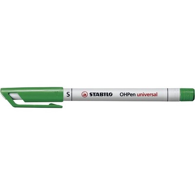 Folienstift STABILO OHPen universal wasserlöslich superfein Einzelstift grün