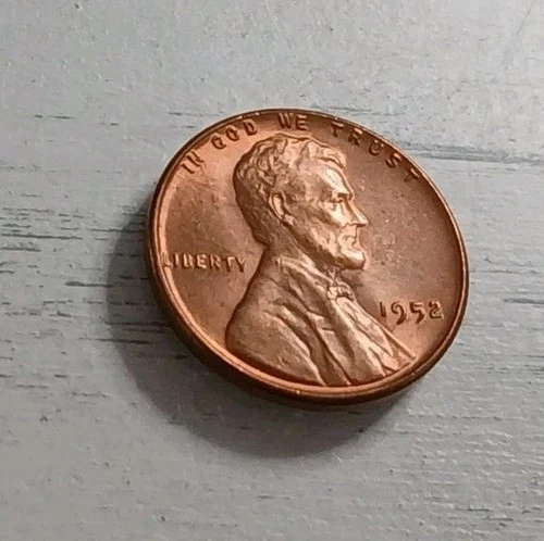 1952-P Gem BU Red Lincoln Wheat Cent ~ Free Shipping!