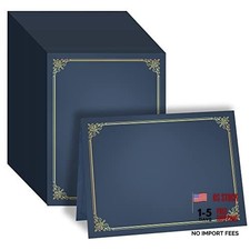 Certificate Holders -s Diploma Holders, Certificate Covers with 100 Pack Blue