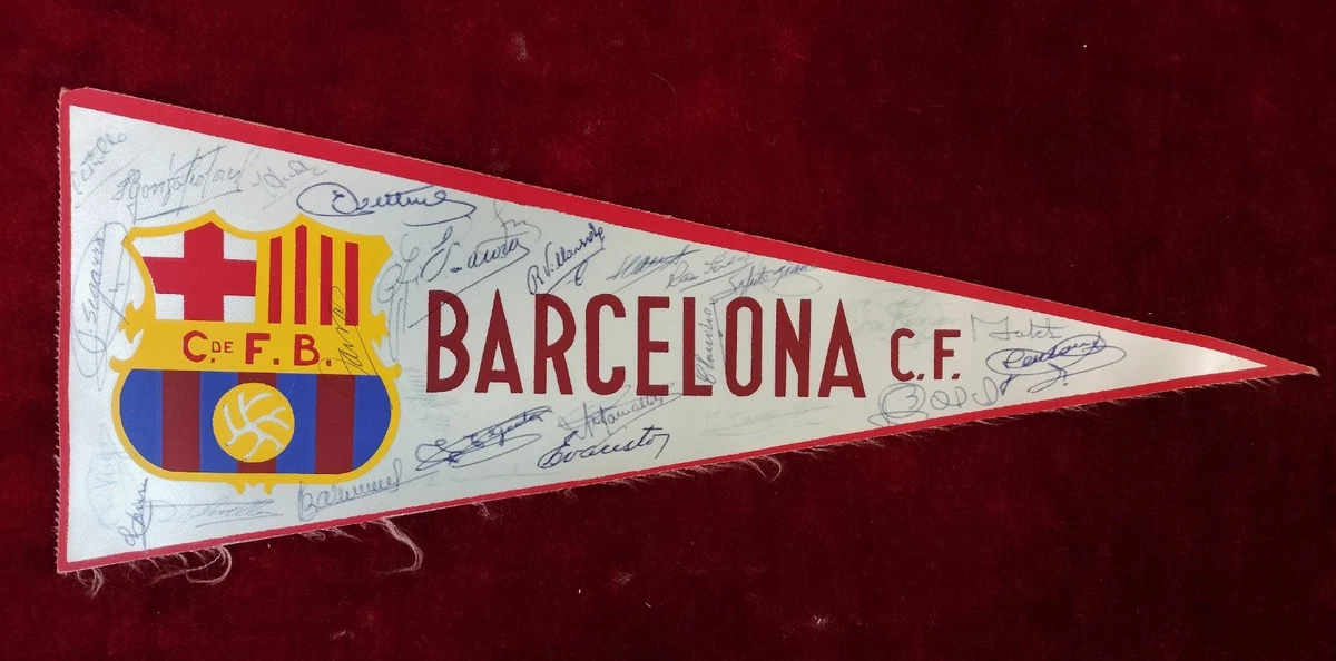Fanion FC Barcelone - Drapeau De Supporteur - Occasion