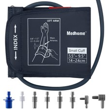 Medhome Small Blood Pressure Cuff Upper Arm 5.5"-9.5"(14-24cm) S