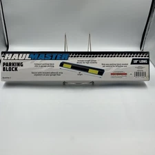 Garage Car Parking Aid Drive Way Tire Stop Peel Stick Wheel Block Yellow BlacK