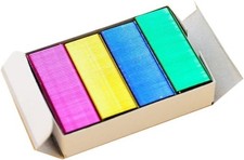 800Pcs Mini Color Staples DIY Shop Stapler Refills Standard Book Staples Mini