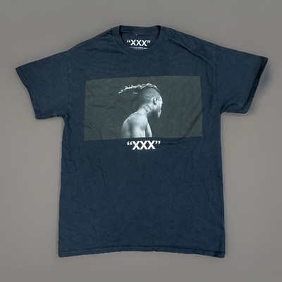 XXXTENTACION RIP Black Grunge Hip Hop T-Shirt Size M
