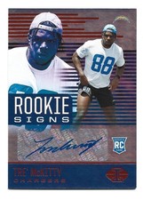 Tre' McKitty AUTOGRAPH Orange RC San Diego Chargers 2021 Panini Illusions AUTO 