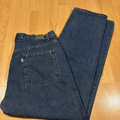 Vintage Levis Silver Tabs Dark Jeans Size 38 Baggy Skater Grunge Y2k Casual