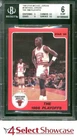 1986 STAR MICHAEL JORDAN #8 RC HOF THE 1986 PLAYOFFS BGS 6
