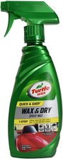 Turtle Wax Quick  Easy Wax  Dry Spray Wax 1-Step Carnauba Shine Water Spot