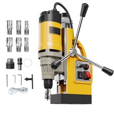 Magnetic Drill, 1450W Motor 2 in Boring Diameter, 2878 lbf Electric Mag Drill