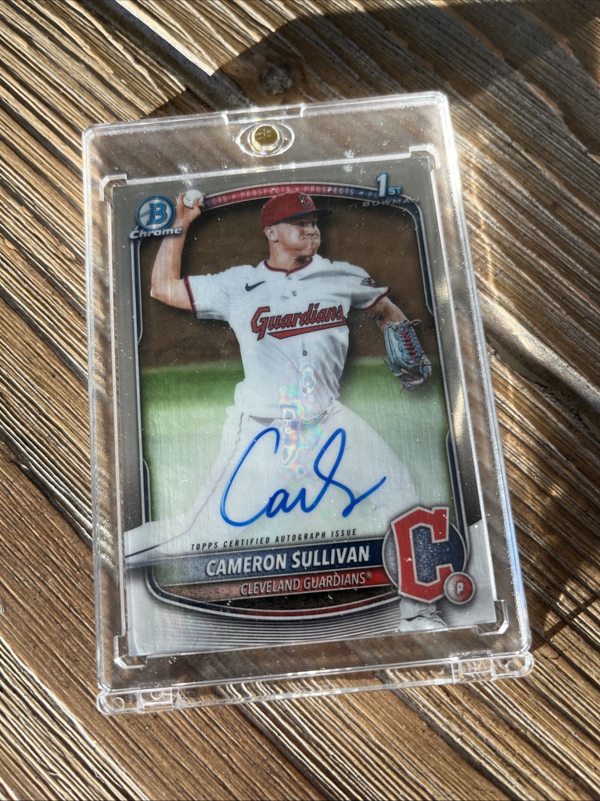 2025 Bowman - Chrome Prospect Autographs Cameron Sullivan #CPA-CS (AU, RC)