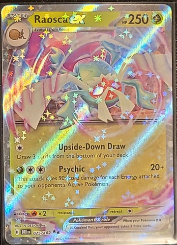 Rabsca ex 025/182 Double Rare Holo Scarlet & Violet - Destined Rivals NM/M