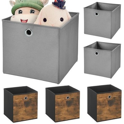 3-10er Set Faltbox 32x32X32cm Aufbewahrungsbox Faltkiste Box Regalbox