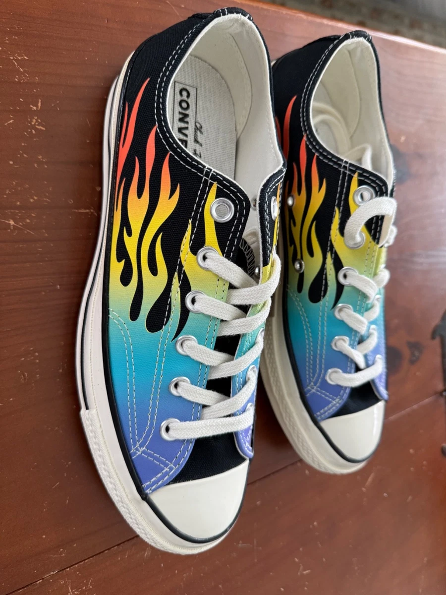 Converse Chuck 70 Low Archival Flame Print for Sale | Authenticity