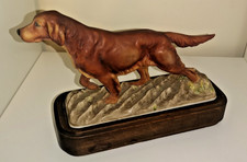 RARE ROYAL WORCESTER DOG THE IRISH SETTER SPORTING DOGS DORIS LINDER PERFECT RED
