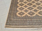 Rare Hand knotted Vintage Pakistani Bokhara Jhaldar Wool Area Rug 10 x 7 Ft — photo 7