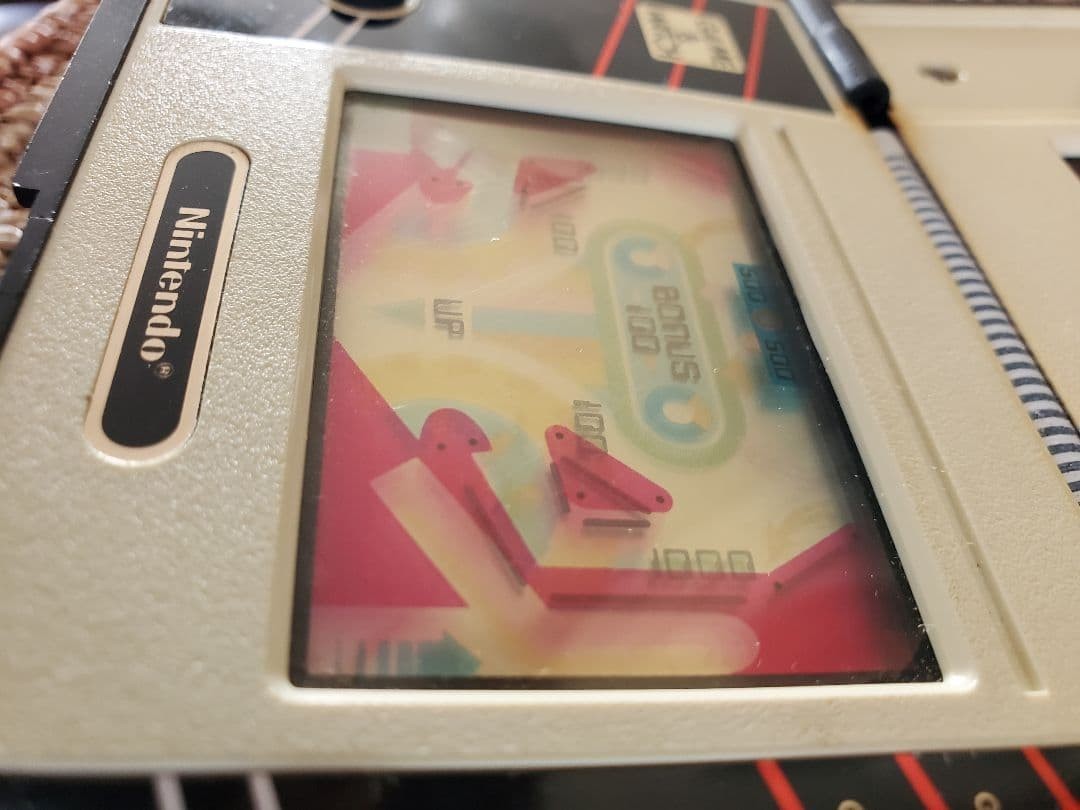 NINTENDO GAME AND WATCH Pinball PB-59 1983 Vintage Tested Working