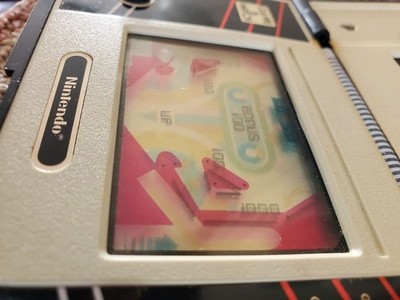 NINTENDO GAME AND WATCH Pinball PB-59 1983 Vintage Tested Working