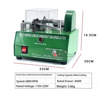 Gold and Silver Wire Tube Gold Finishing Copper Metal Copper Cutting Machine