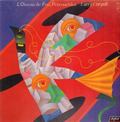 LP Larry Coryell LOiseau De Feu, Petrouchka RED LABEL NEAR MINT Philips