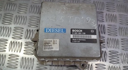 0281001119 Motormanagement, Steuergerät, ECU  2243421 BMW 5-Seri DE383675-60