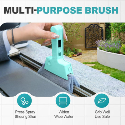 Magic Window Track Cleaner, verbesserte Fenster Nut Reinigungsbürste Werkzeuge