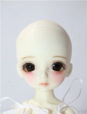 Lina chouchou Rosy Korean BJD Doll No Wig /Head & Eye & Body & Outfit Dress USED
