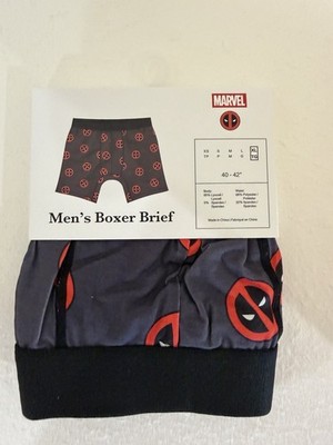Marvel Comics Deadpool Boxer Briefs Underwear Bioworld NEW Size XL
