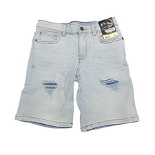 Boys Destructed Bermuda Jean Shorts - art class Light Wash Size Medium 8