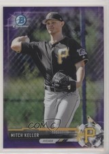 2017 Bowman Draft Chrome Purple Refractor 74/250 Mitch Keller #BDC-26 s3g