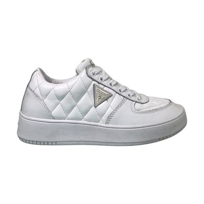 Guess Sneaker Sidney weiß Damen Steppoptik