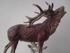 Rare large G.Bachmann 1972 Goebel Hirsch Stag Red Deer Sculpture W. Germany