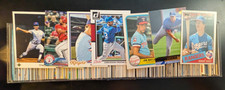 Lot of 400+ Different Texas Rangers Cards - Topps, Fleer, UD, - 70's-now
