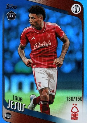 2025-26 Topps UEFA Club Competitions IGOR JESUS #161 NM