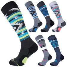 Mens Technical Long Snowboard Socks by Comodo Wool Knee High Ski Socks
