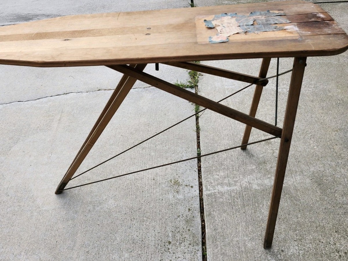 Rid-Jid antique wooden full-size folding ironing board LOCAL PICK