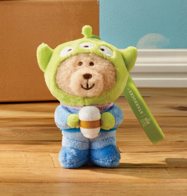 Starbucks Korea Toy Story Bearista Keychain Plush Doll Woody Buzz