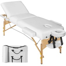 Massage Table 3-Zone, Wooden Frame, 7.5cm Padding 70 cm width,salon, tattoo couc