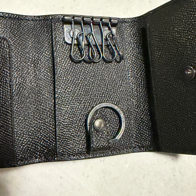 Coach 5 Key Case and Card Holder Black Leather | eBay