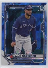 2021 Bowman Chrome Sapphire Edition George Springer #60 12fm