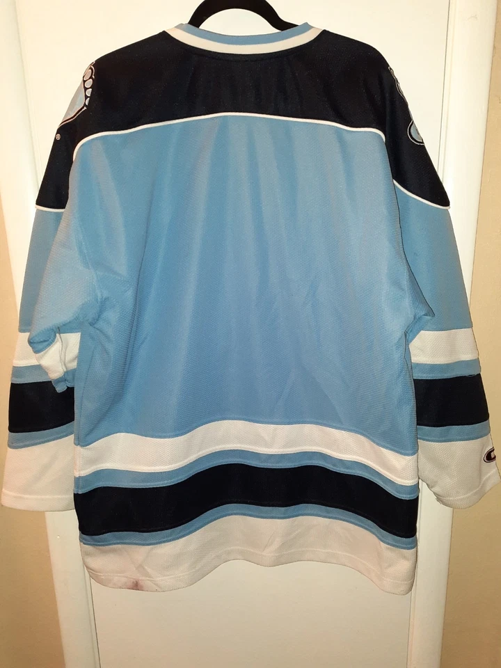 UNC NCAA RARA DE COLECCIÓN CAROLINA TARHEELS CAMISETA DE HOCKEY COLISEO XL Foto 3 de 3