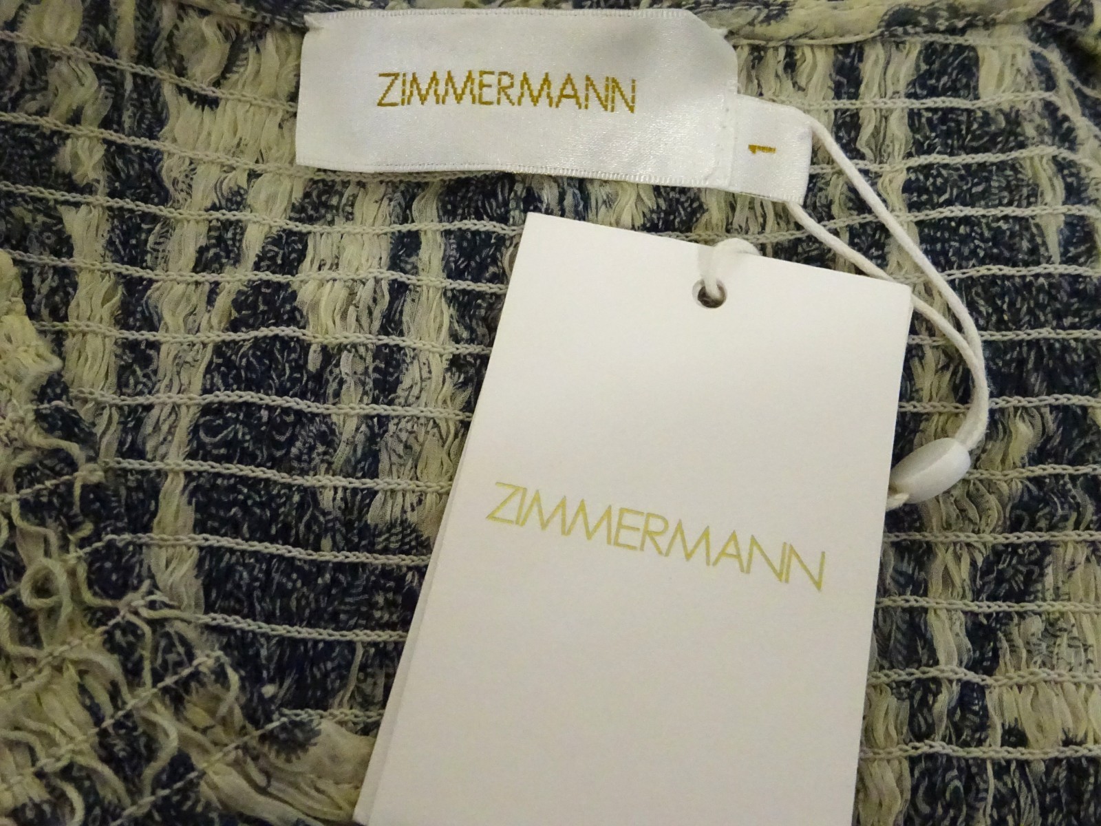 BNWT ZIMMERMANN 'Adorn' Smock Blouse - Silk - Size 1 (Aus 10) - $450