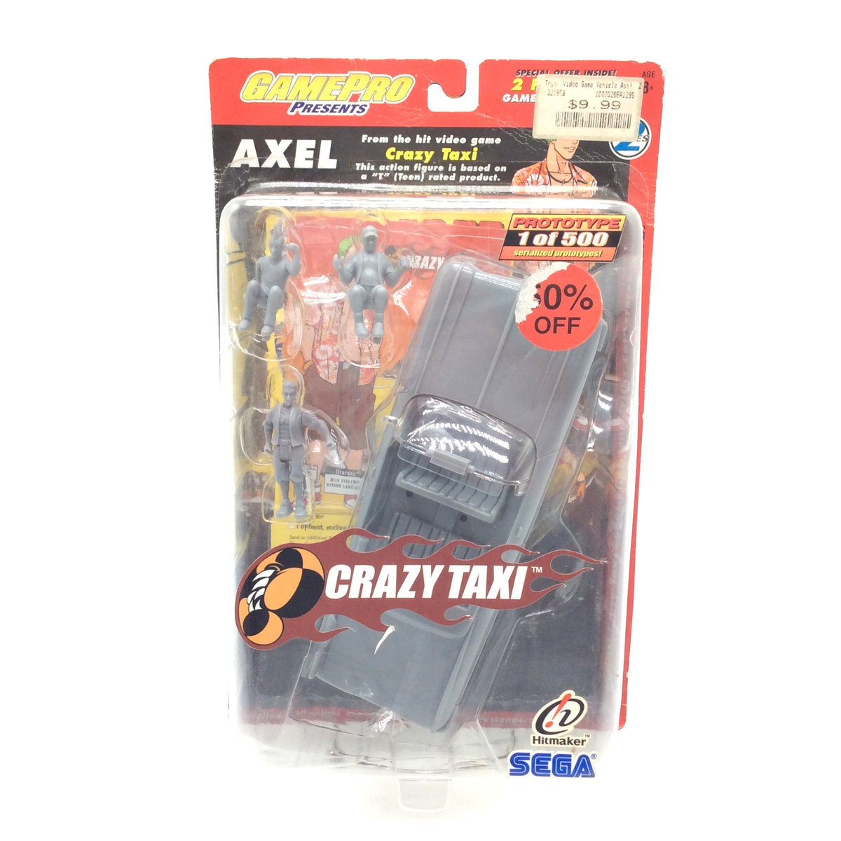 Joy Ride Studios GamePro Crazy Taxi AXEL 1 Of 500 Prototype Action